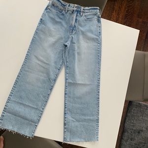 JCrew women’s slim wide leg jean size 27.  Brand new.